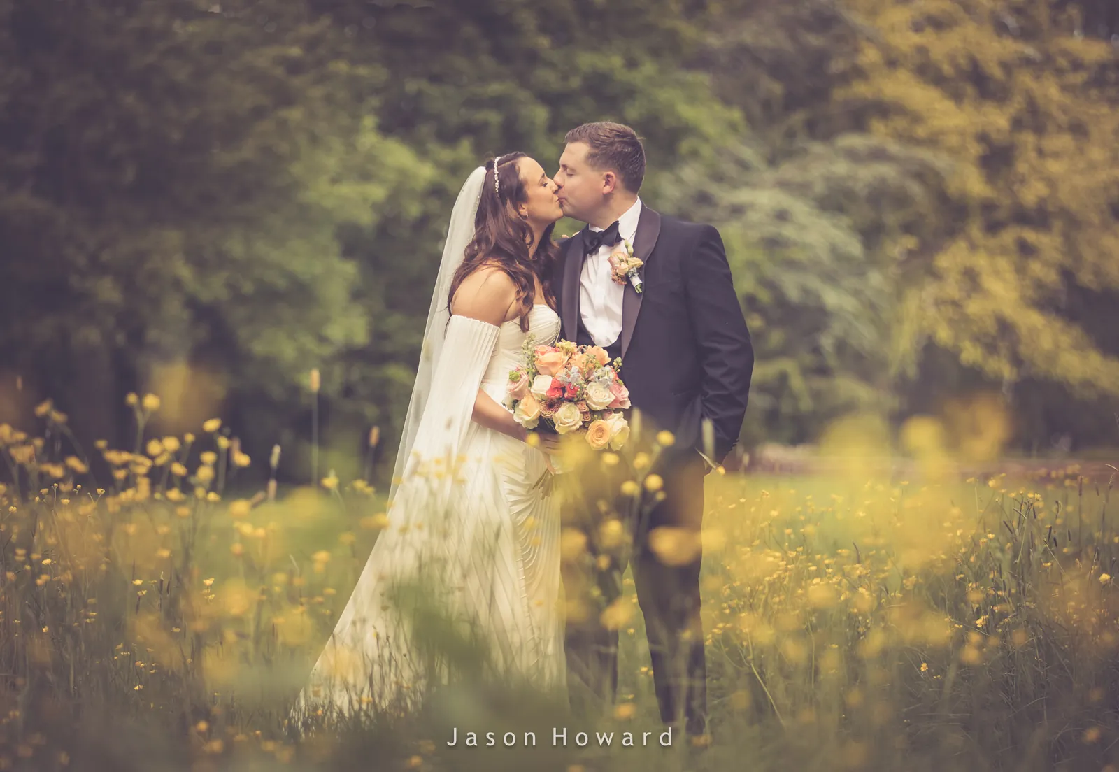 Romantic walk with the newlyweds at Rowton Hall Hotel, Chester