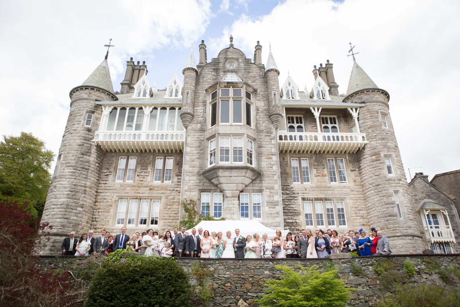 Charlotte & Mark wedding at Château Rhianfa — photograph 85