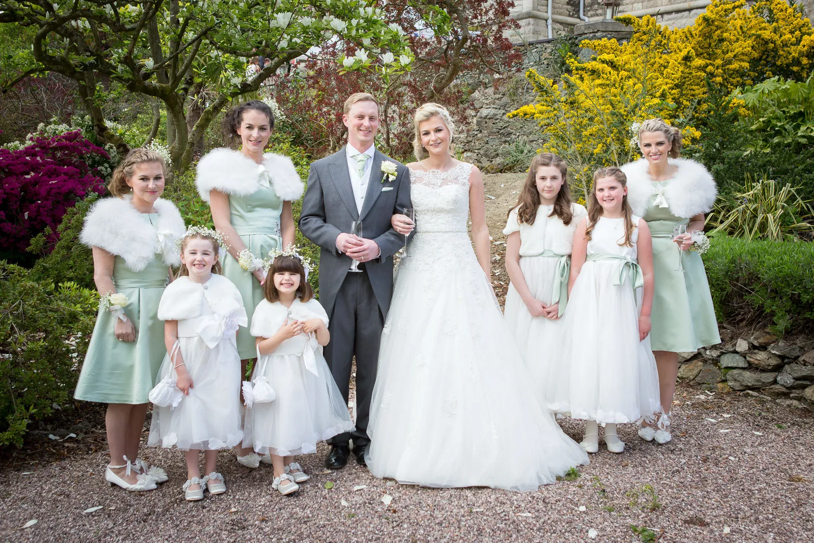 Charlotte & Mark wedding at Château Rhianfa — photograph 86