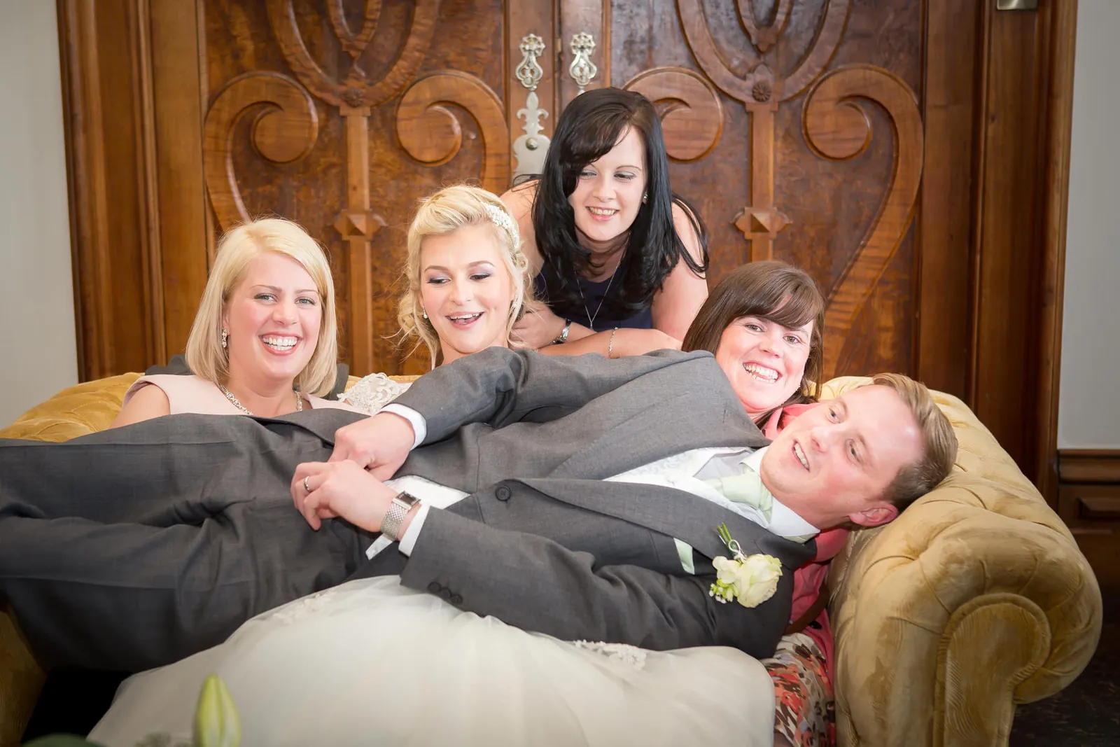 Charlotte & Mark wedding at Château Rhianfa — photograph 124