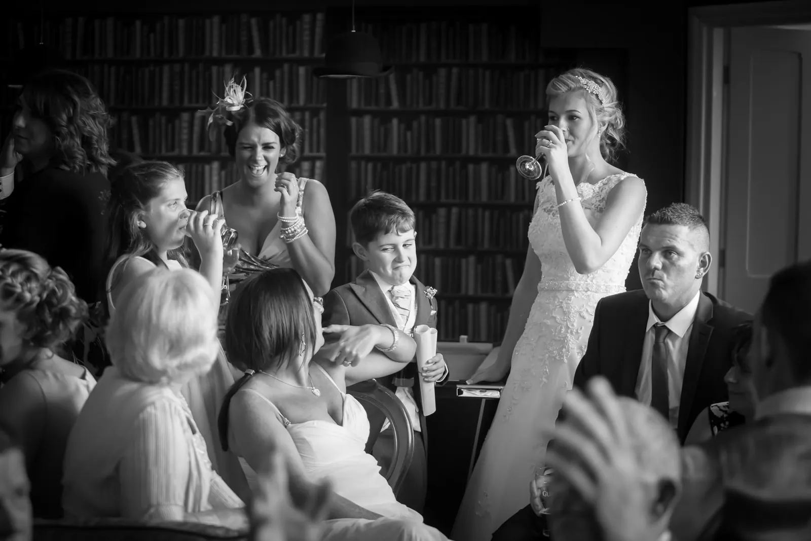 Charlotte & Mark wedding at Château Rhianfa — photograph 129